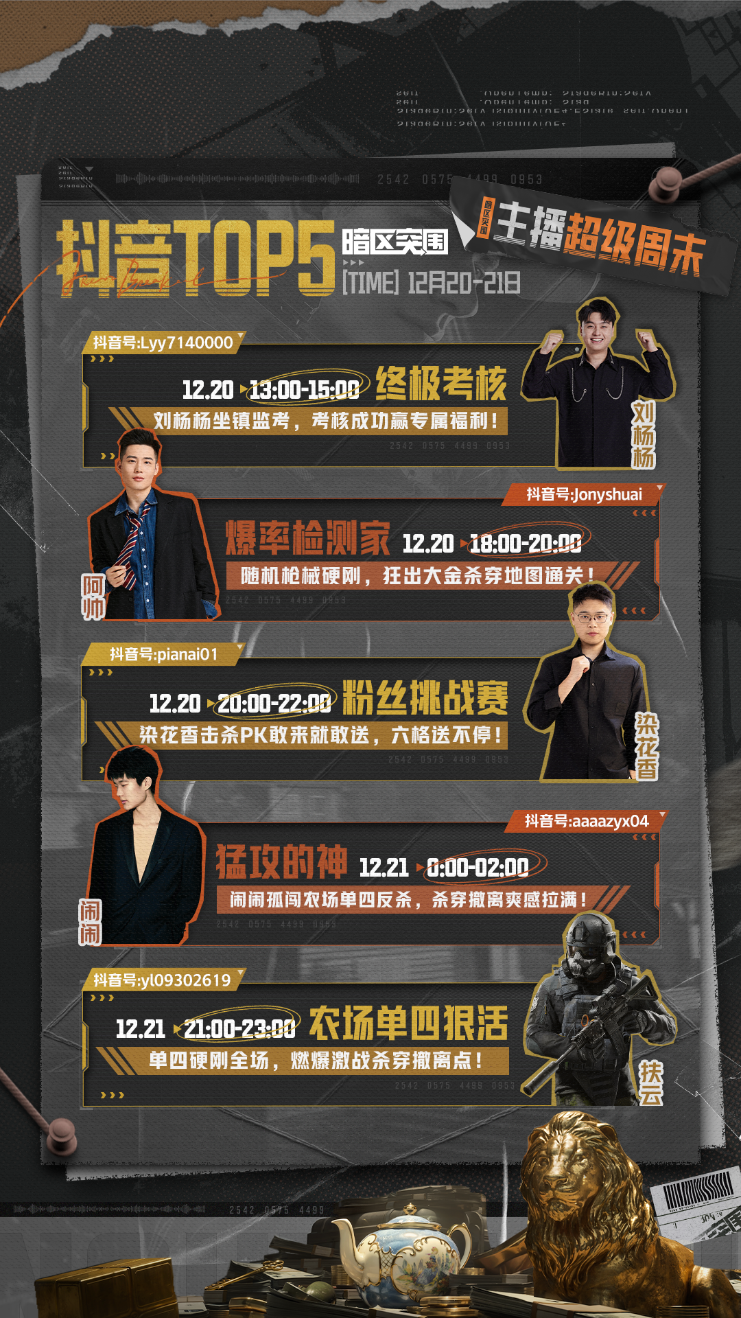 主播超级周末丨北山限时2000w撤离挑战角逐最强撤离王！