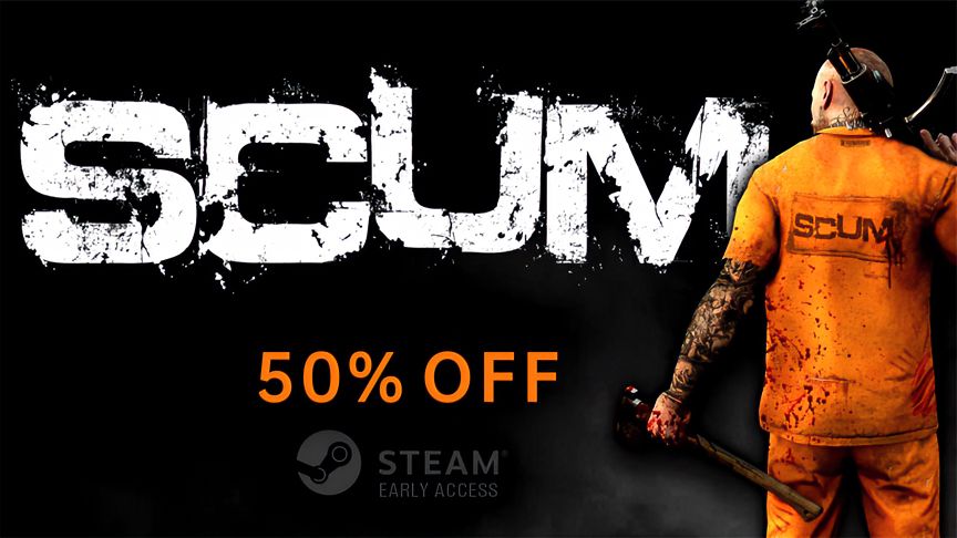 SCUM硬核生存游戏《人渣》Steam新史低优惠50%