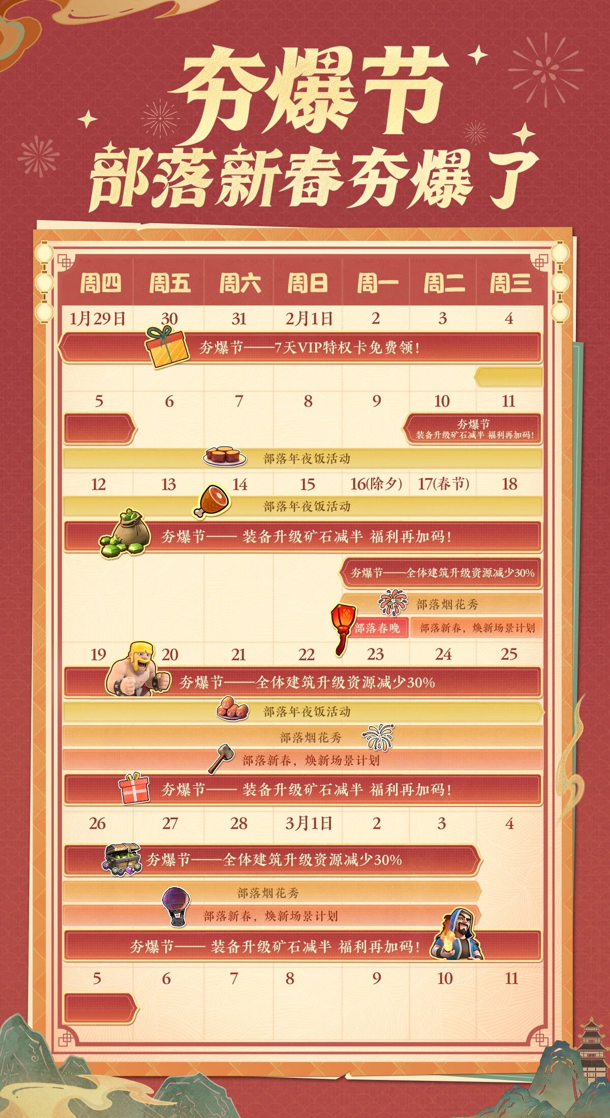 首领好！您有一份年货大礼包待查收~！