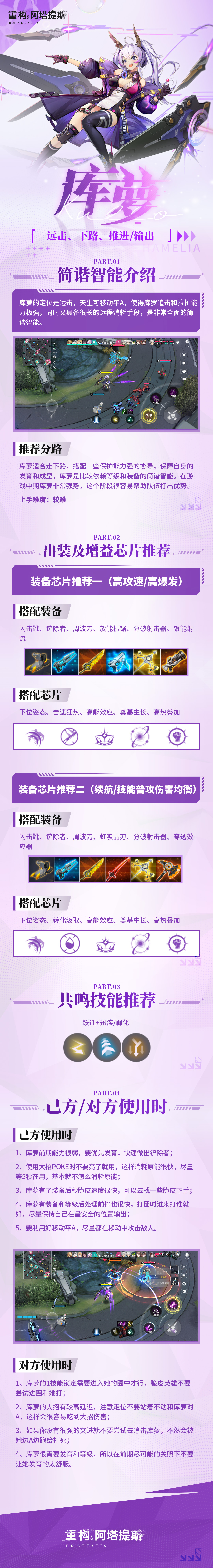 上分开构丨战场上的移动王者，库萝独门动作，你也能get√