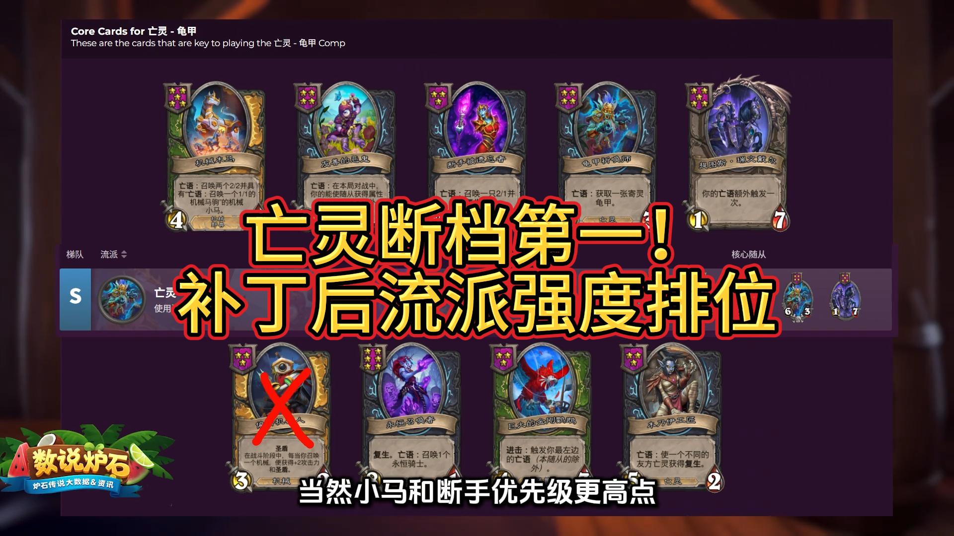 亡灵断档第一！补丁后流派强度排位