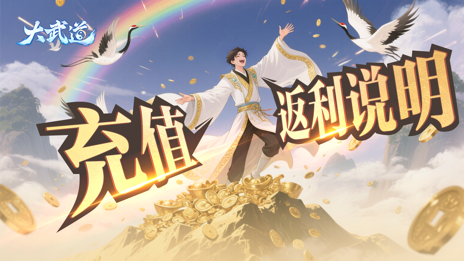 《大武道》付费删档测试即将开启，充值返利大放送！