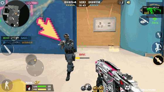 桌面战争女团战斗开启点位武器需要正确