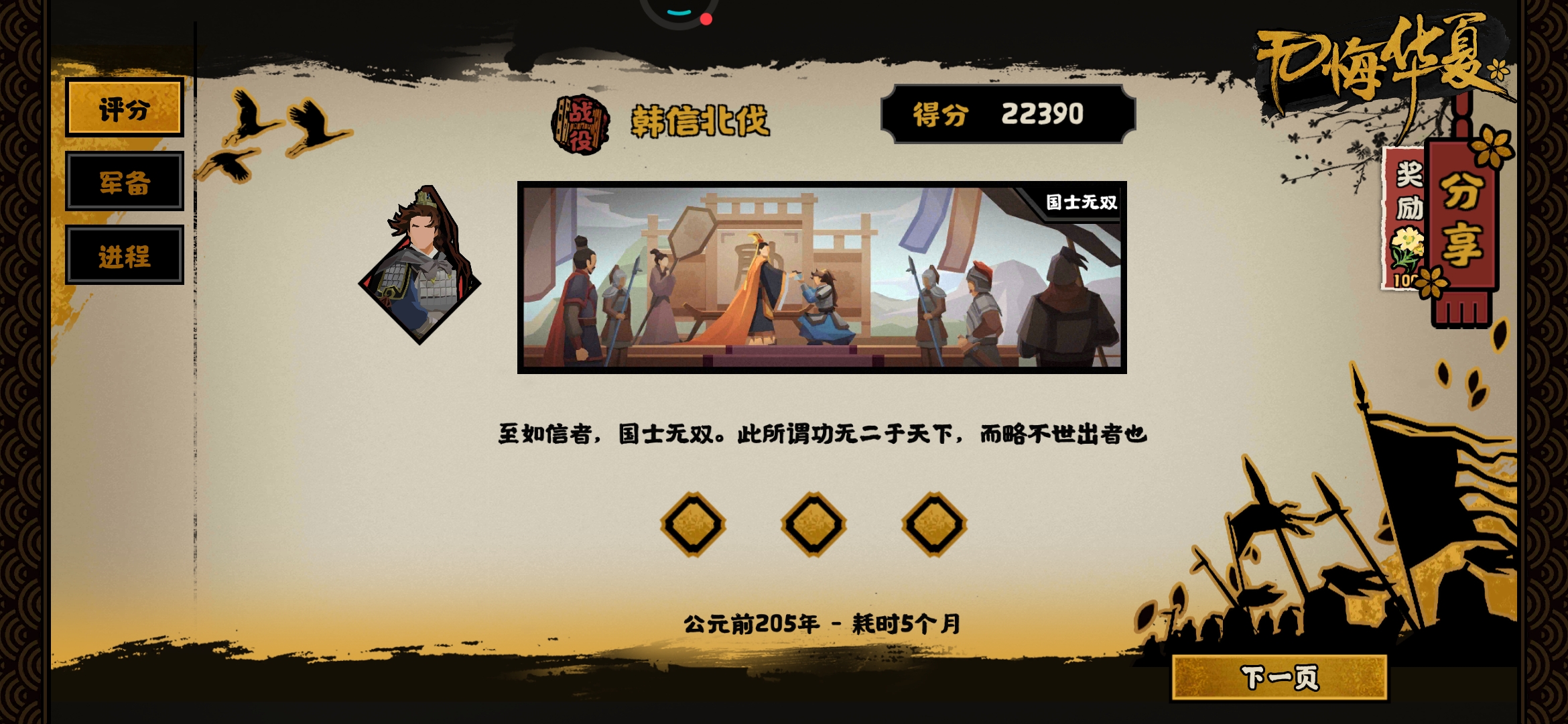 无名臣韩信北伐