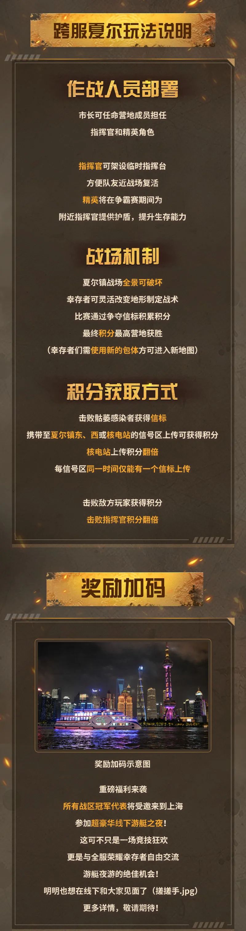 报名截止在即，【首届跨服夏尔争霸赛】第一轮积分赛即将开启！