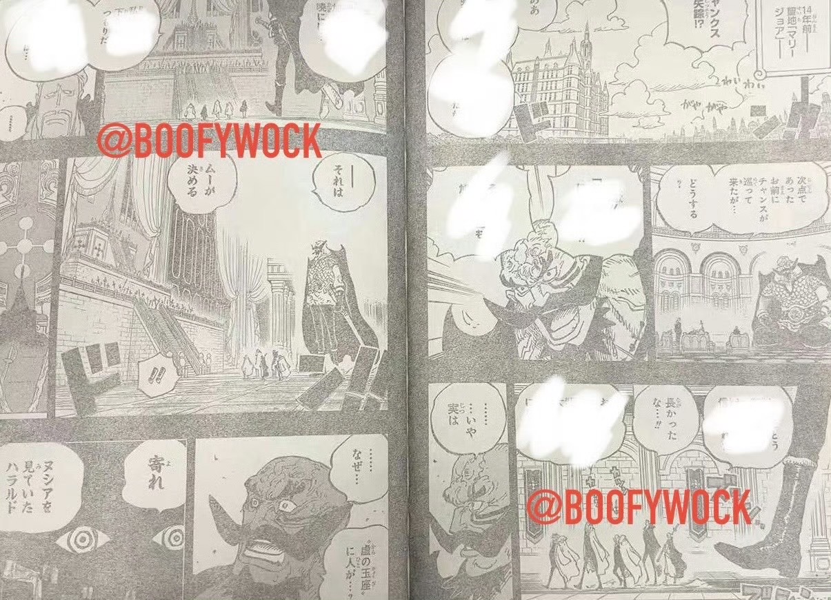 《航海王》漫画1168话：哈拉尔德成神之骑士，却因反抗伊姆身亡？