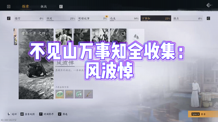  不见山万事知全收集：风波悼