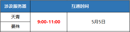 《蜀门手游》5月12日数据互通公告