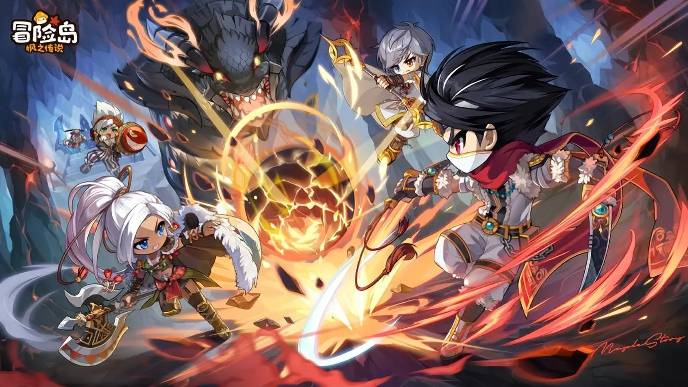 《冒险岛：枫之传说》从射手村启程，组队刷遍全岛！ 