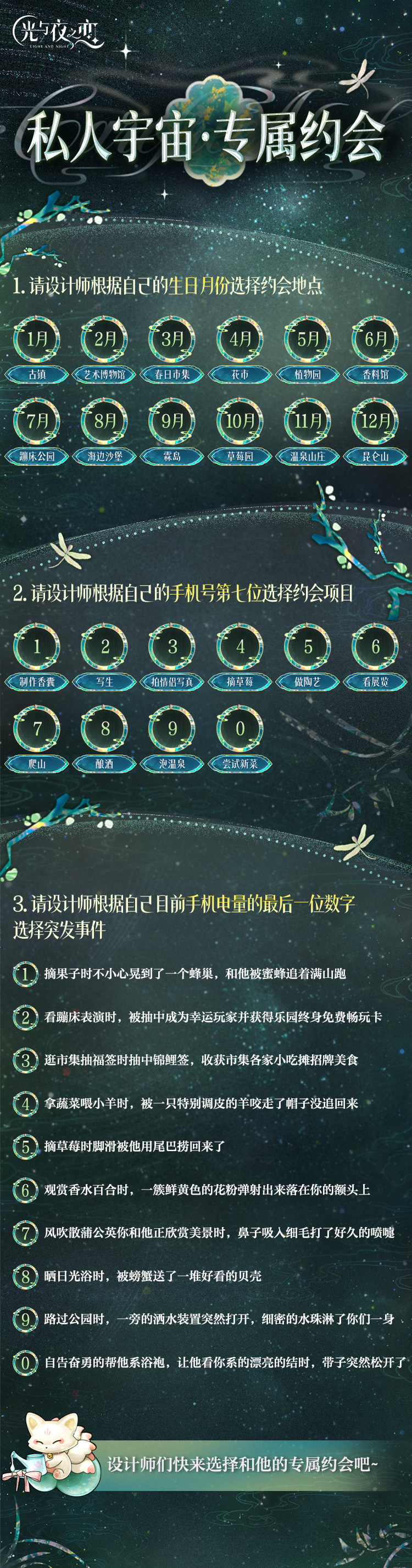有奖互动｜私人宇宙·专属约会