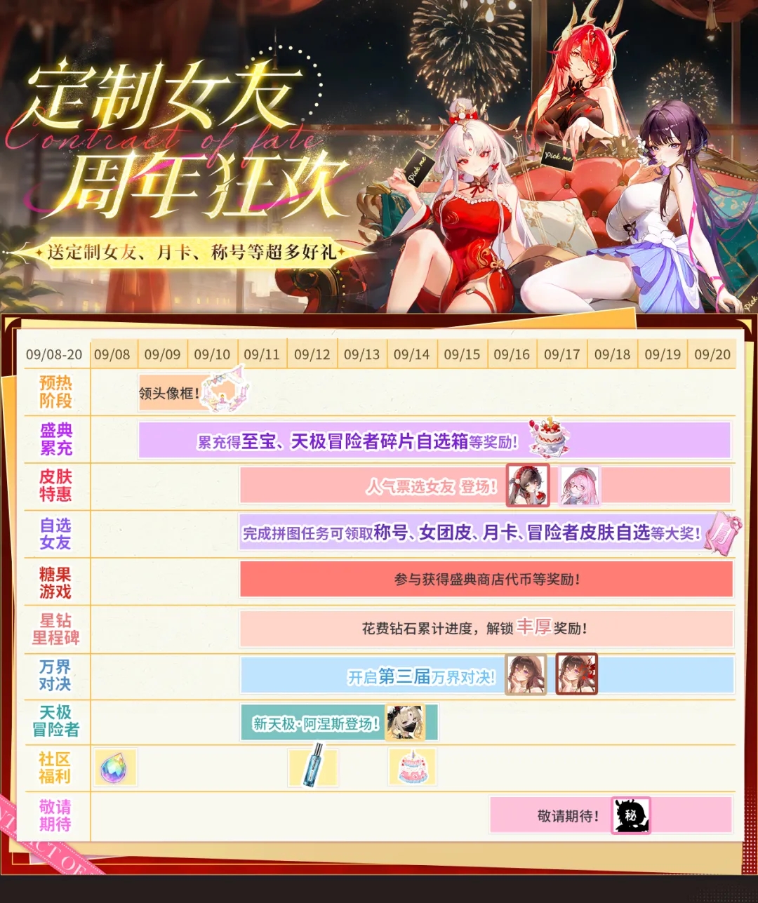 周年心动预告 | 她说：一周年当然要和你一起庆祝！