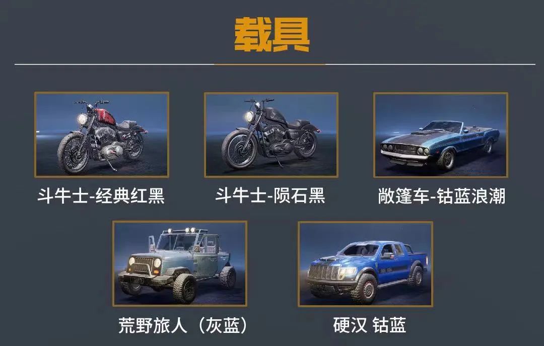 这些道具都能拿下！武器载具装备家具应有尽有