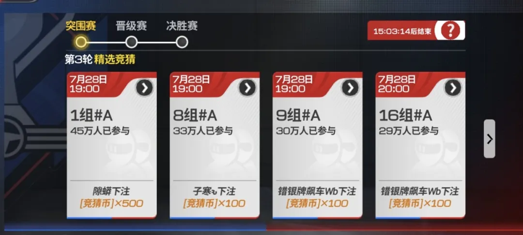 为晋级而战，这些车手即将突围成功！