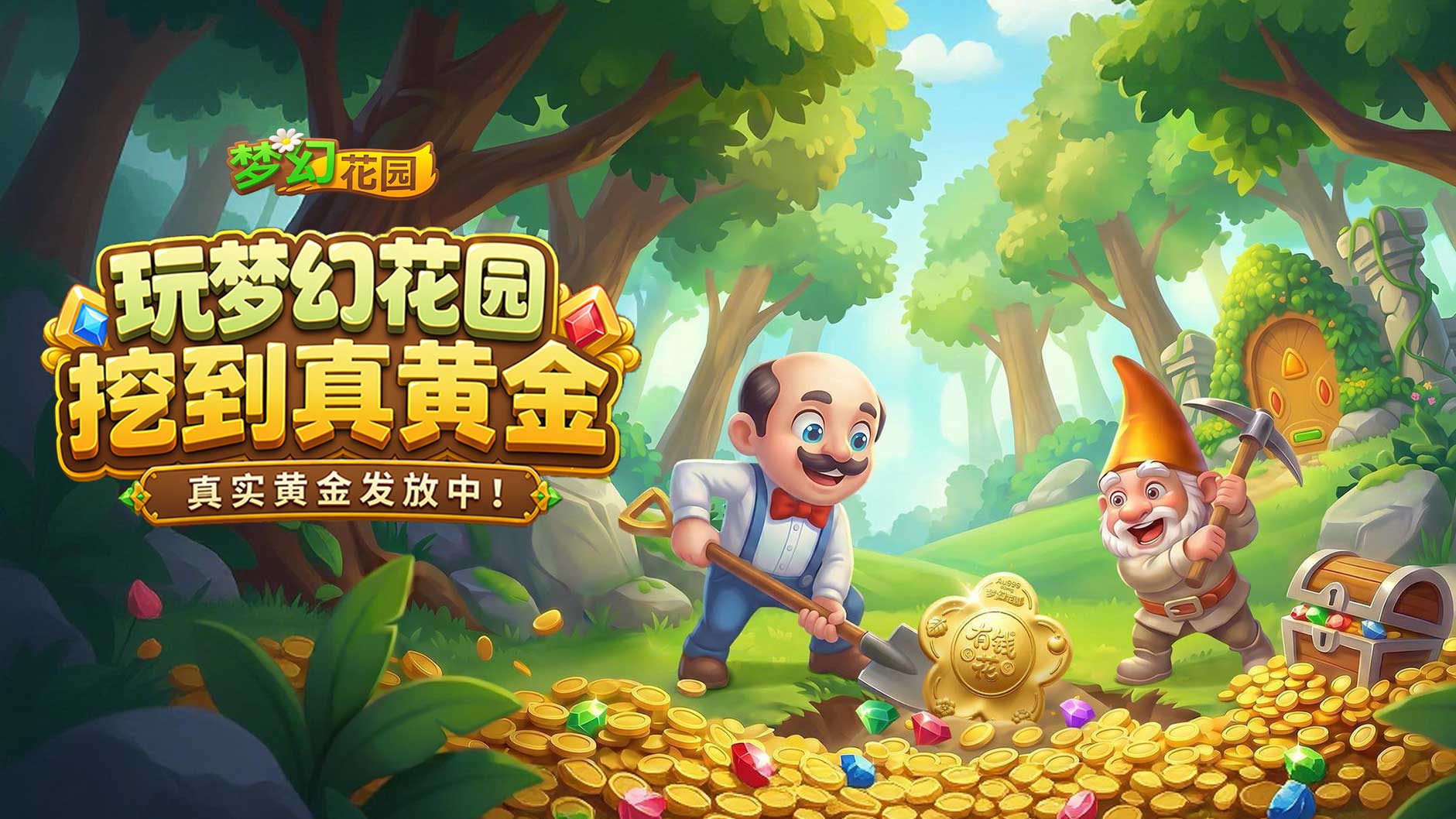 谁懂？玩个游戏还真拿到黄金了！