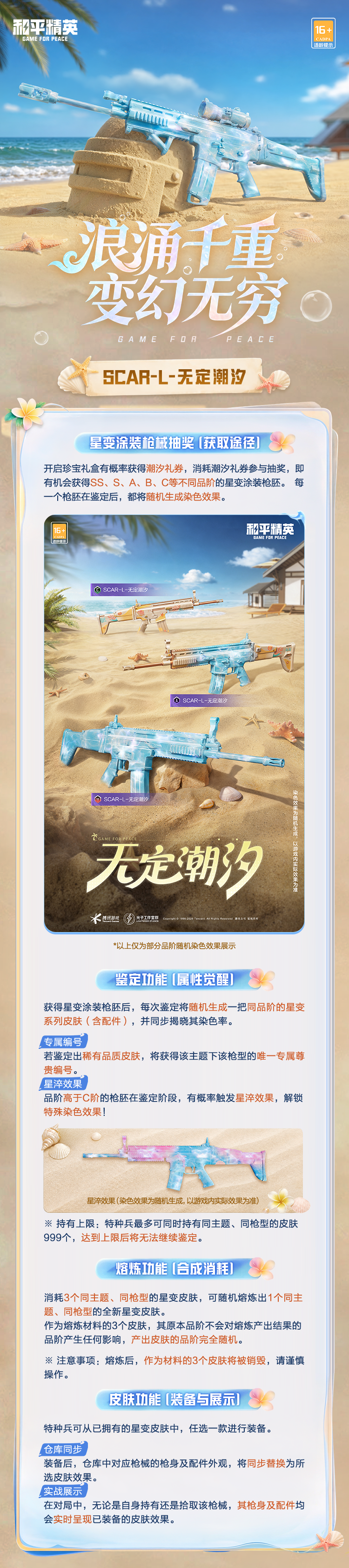 SCAR-L-无定潮汐攻略抢先看！玩转新一期精英战场，一起解锁首个【星变涂装】枪械无限可能！