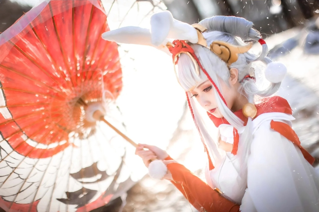 公孙离祈雪灵祝cos
