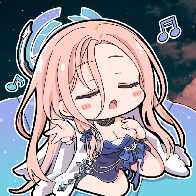 夜风簌簌流淌，挟着星光拂过少女的肩头。