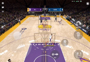 懵懵懂懂打NBA2K手游，进球就是这么顺畅