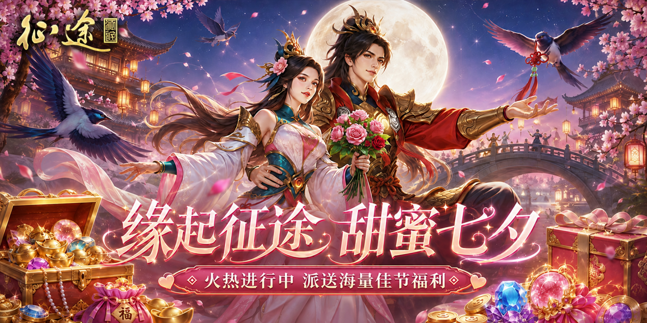 征途全系七夕主题活动火热进行中 七夕相会征途！