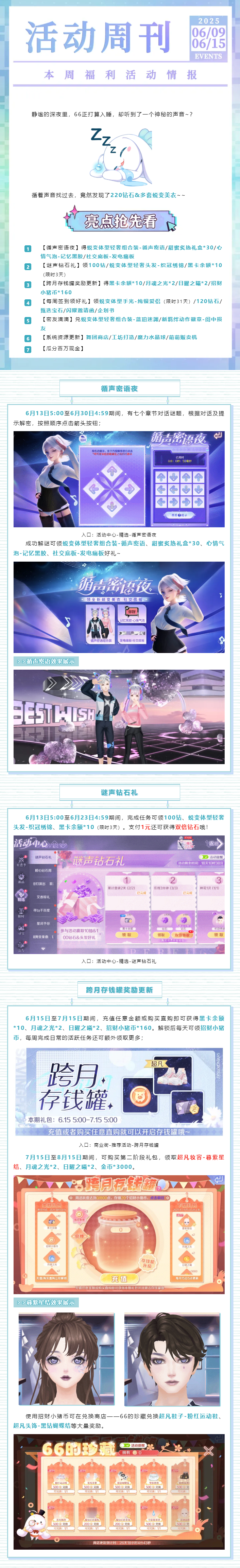 [有人@你]快醒醒！有福利速冲→钻石&蜕变美衣谁还没领？