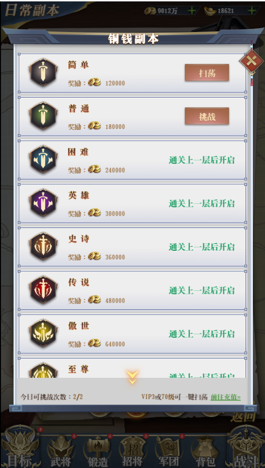 《战吕布》攻略篇 日常副本
