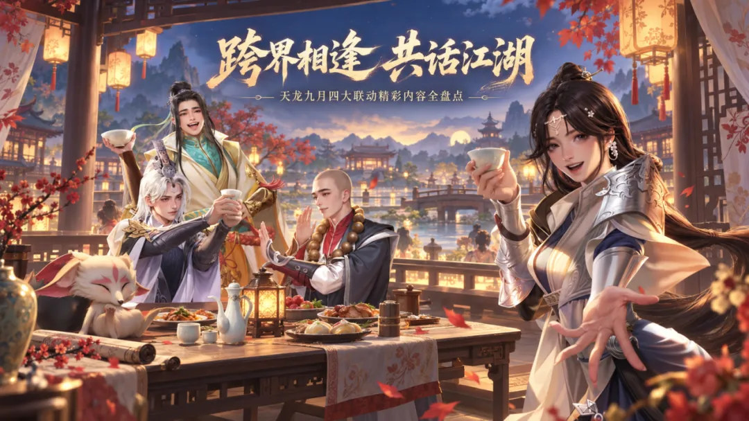 联动合集｜名山、书院、侠音、公益齐聚天龙，多重联动解锁江湖新篇！