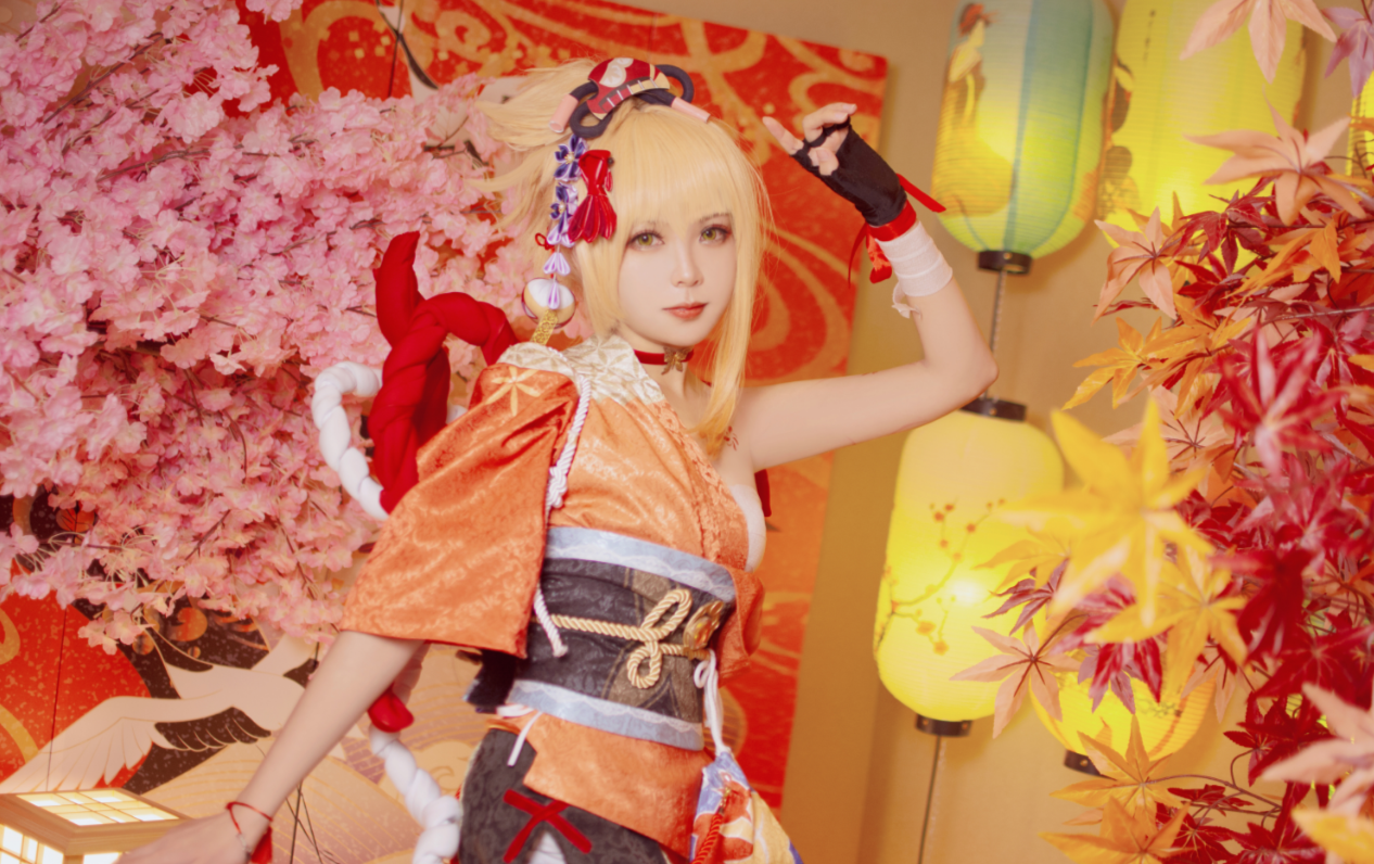 《原神》宵宫COS:少女感十足-小米游戏中心
