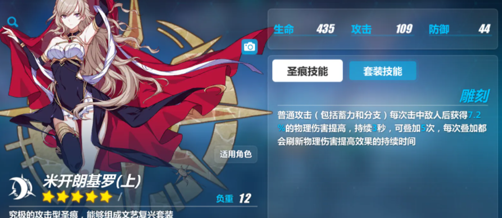 崩坏3圣痕记事之米开朗基罗