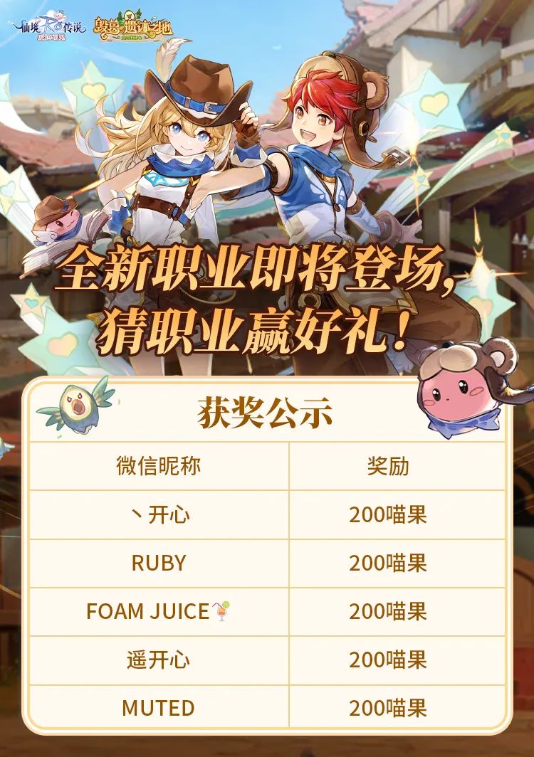 获奖公示 | 5月-6月社区活动获奖公示！