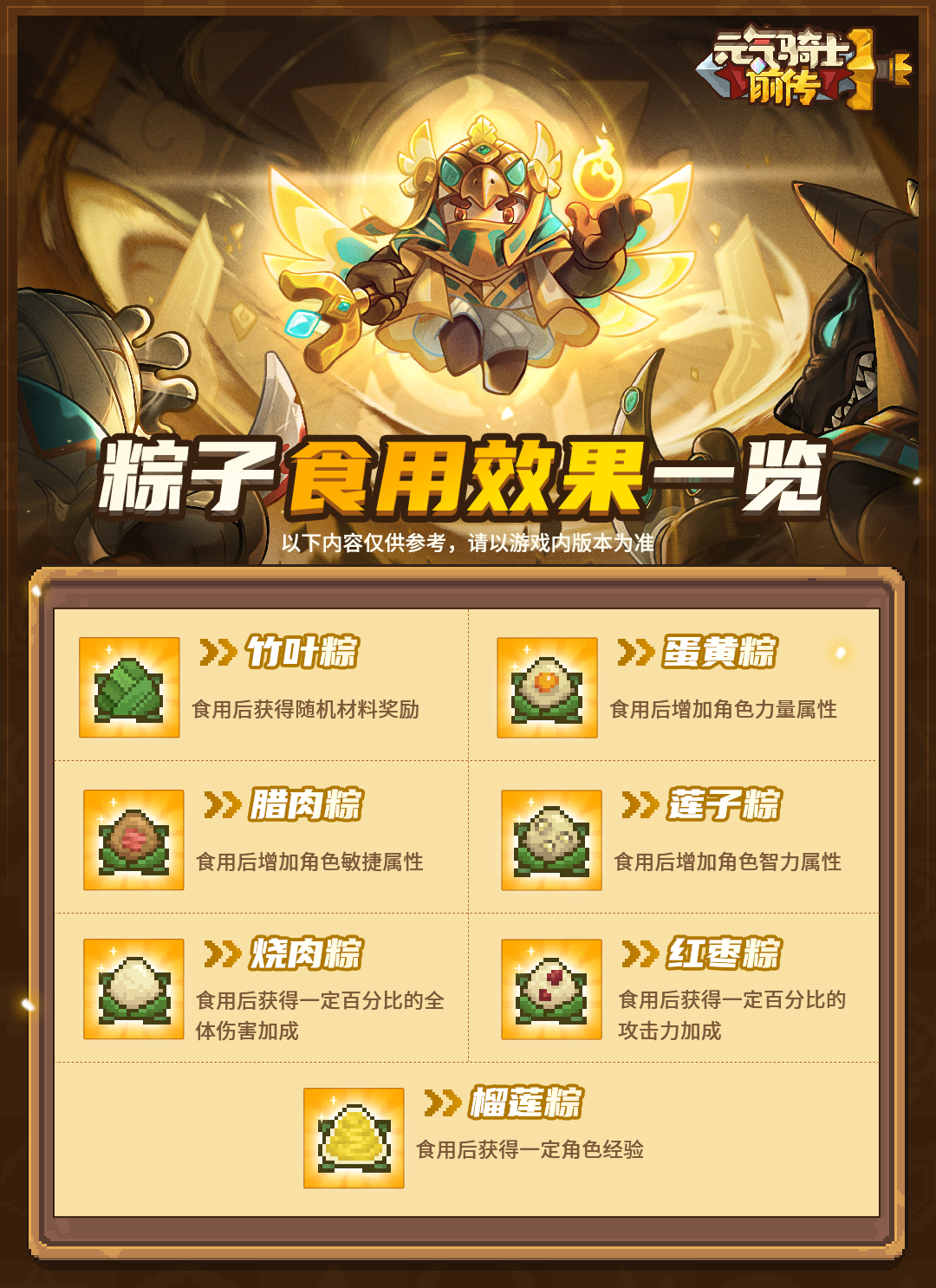 《元气骑士前传》粽粽美食季来临！新专精&新扭蛋
