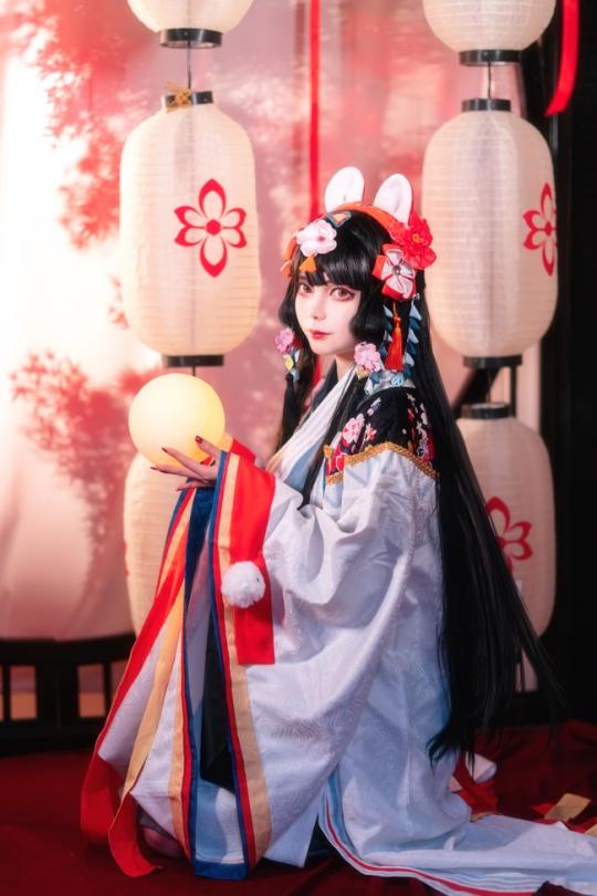 【阴阳师】辉夜姬典藏胧月cos正片