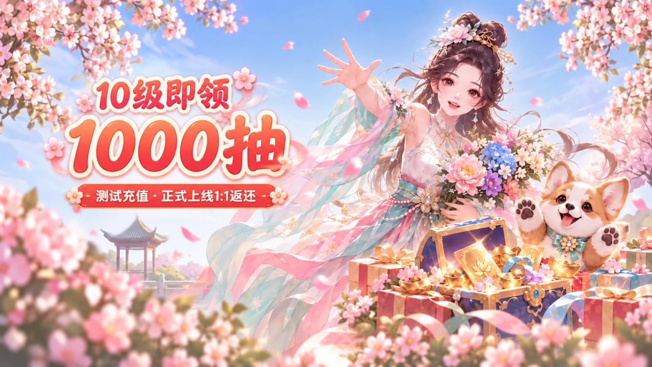 古风花田经营手游《江湖田园》计费删档测试 9 月 28 日治愈开启！
