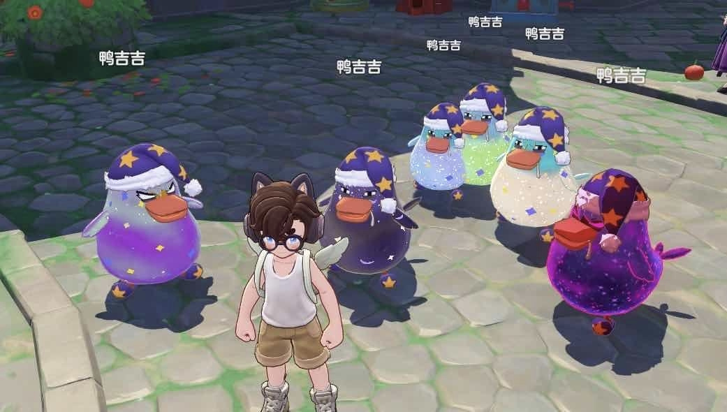 

【与洛搭子一起过新春】和我的鸭吉吉天团在洛克王国过大年