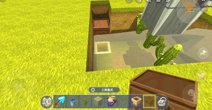 迷你世界：想要捕捉怪物，在陷阱旁边放一个稻草人
