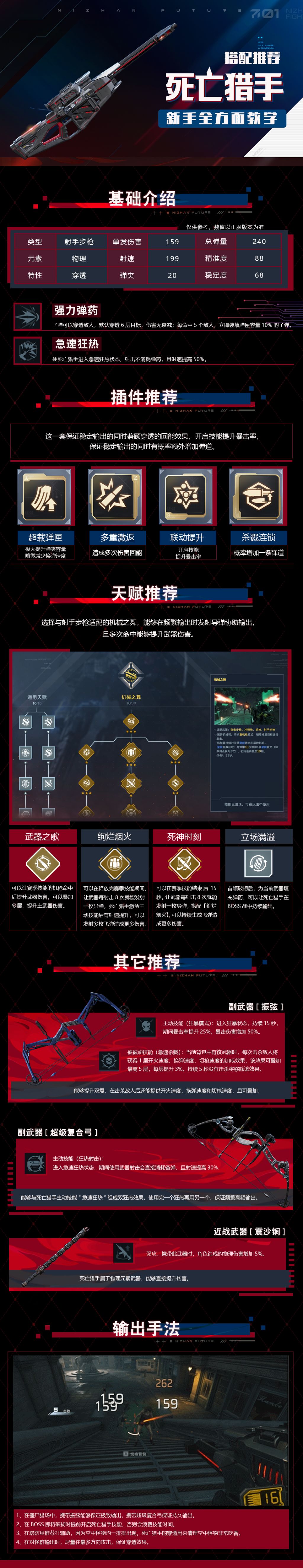 死亡猎手新手全方面教学一图流