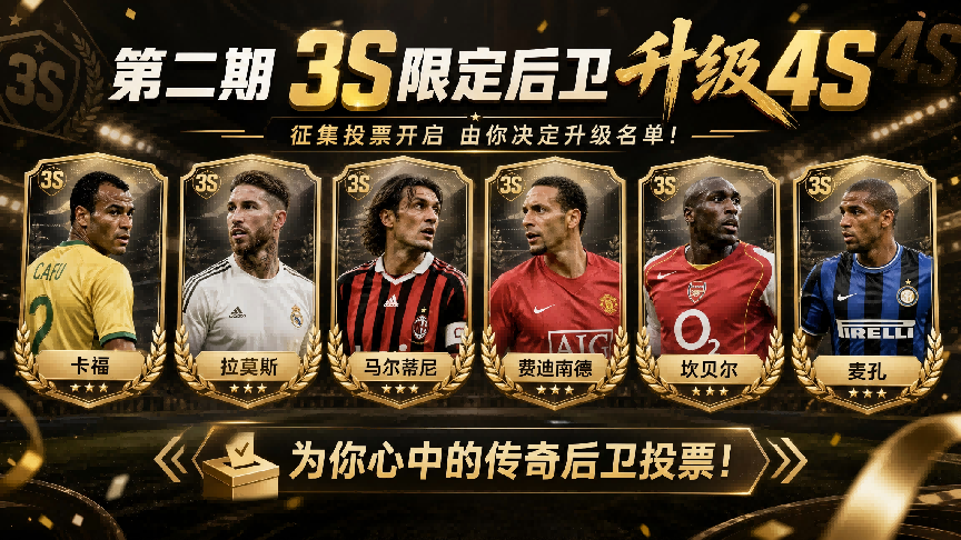 【征集投票】极限六选一！谁将脱颖而出，升级为4S球员？