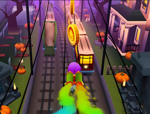 《地铁跑酷》极限翻滚撕裂赛道，预判秒杀刷新高分天花板