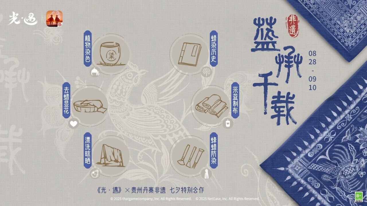 蜡染承情 鹊桥相会｜《光·遇》七夕节运营活动公告