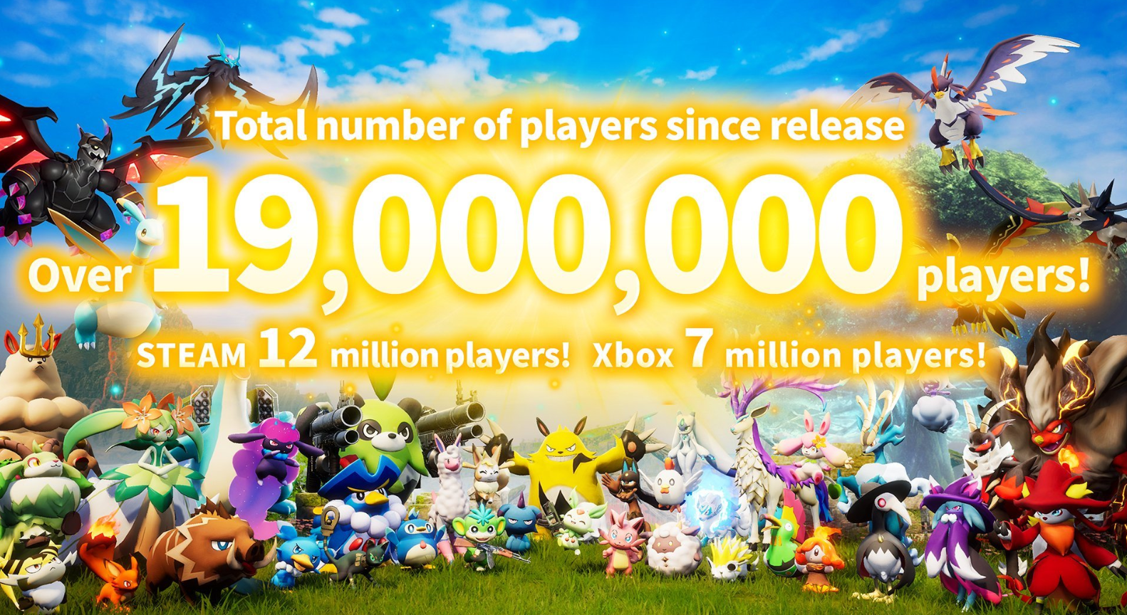 游戏资讯：《幻兽帕鲁》总玩家数量超过1900万；Epic喜加一更新​​​​​​​​​​​​​​​​​​​​​​