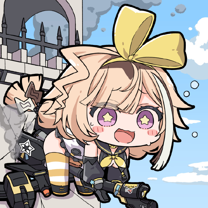 夜风簌簌流淌，挟着星光拂过少女的肩头。