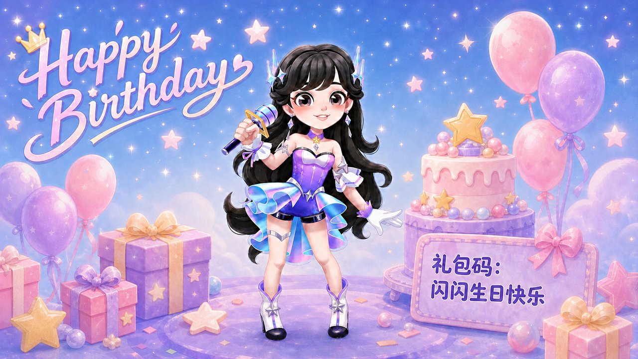 【福利】祝闪闪生日快乐，福利加码！