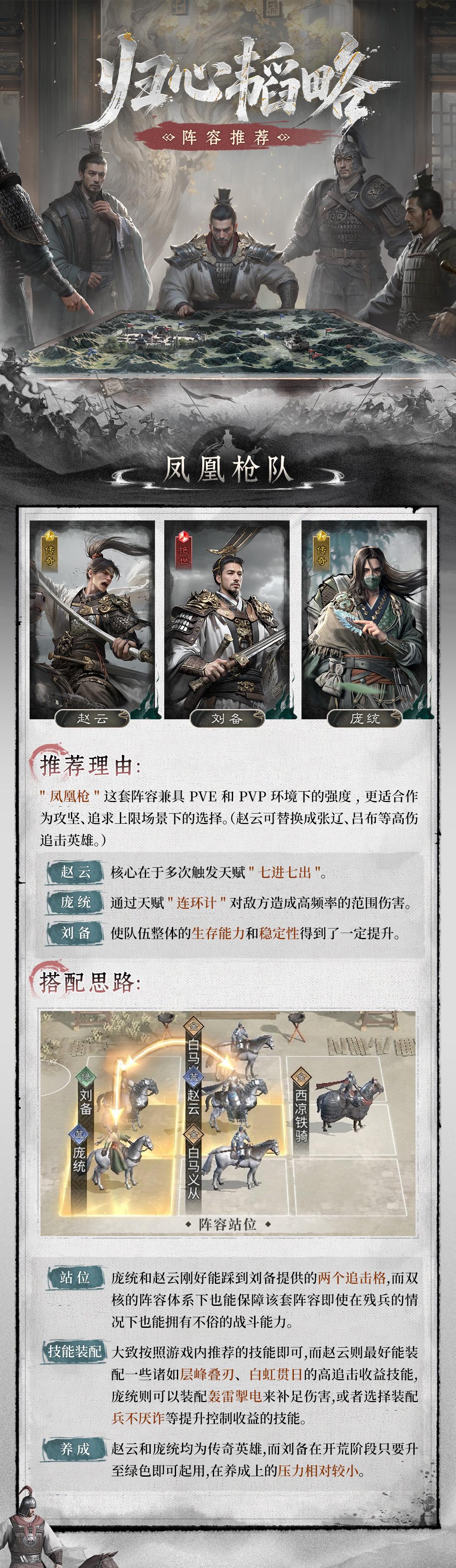 归心韬略丨阵容推荐（下）