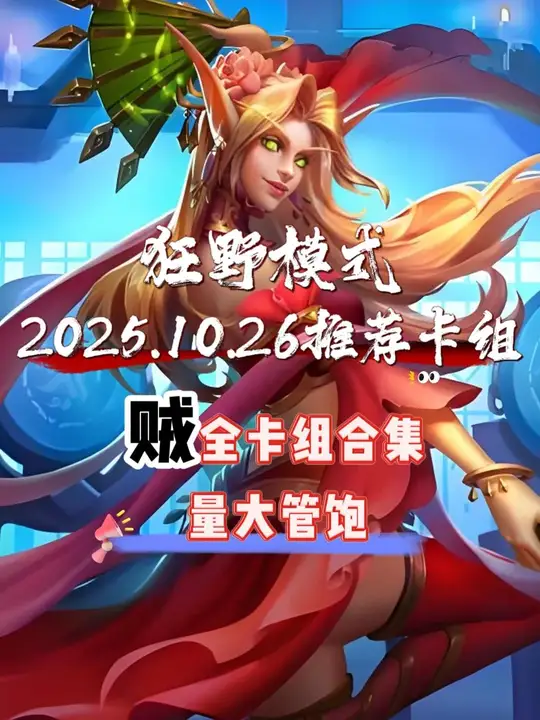 狂野贼20套卡组