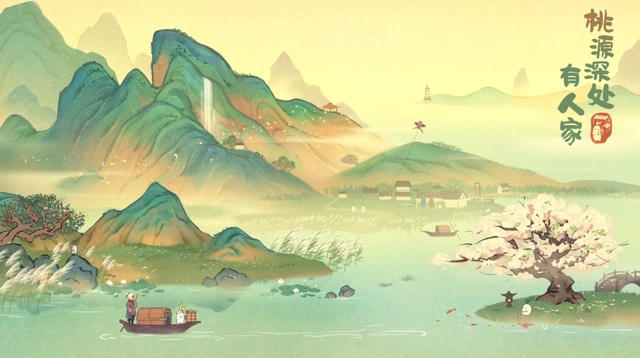 《桃源深处有人家》：洗去繁华与浮躁，偷得浮生半日闲!