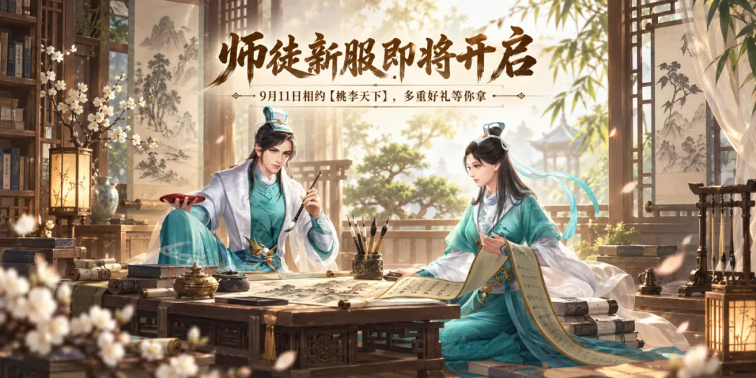 新服预告丨百分百中奖！9月11日来新服参与活动，永久时装坐骑等你拿