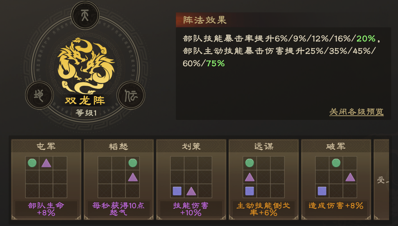 提升队伍强度！阵法系统详解