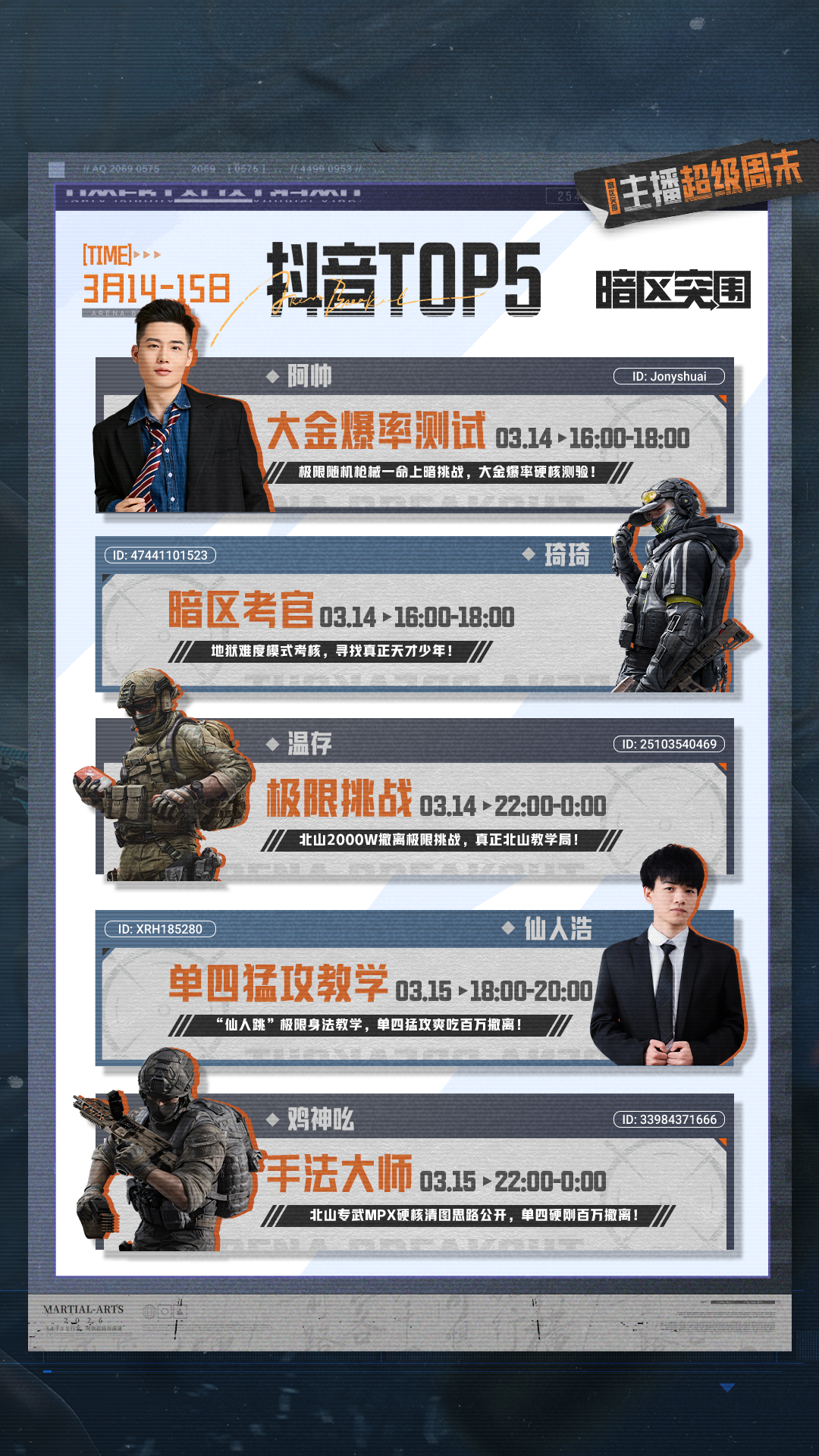 主播超级周末丨暗区手法大师！单四硬钢百万撤离！