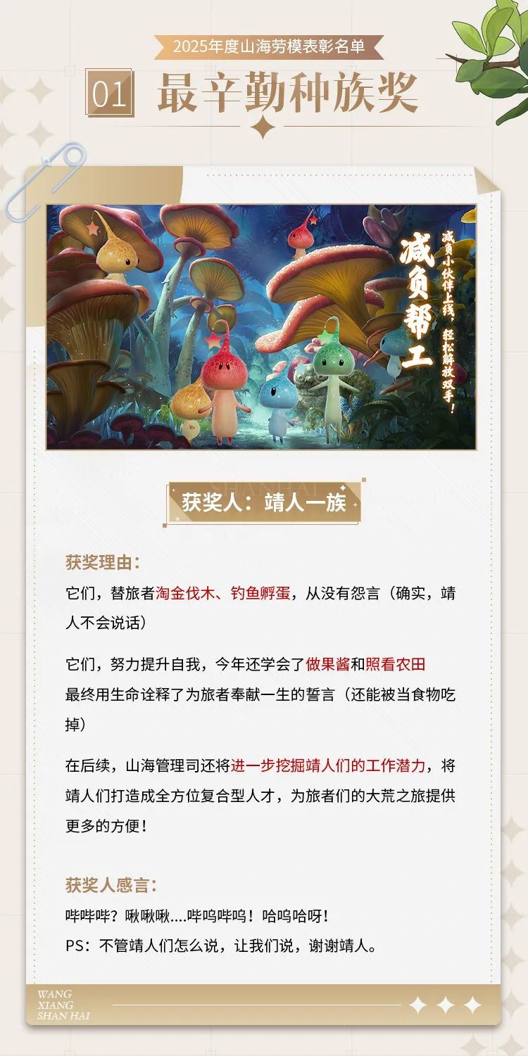 《年度山海劳模表彰名单》