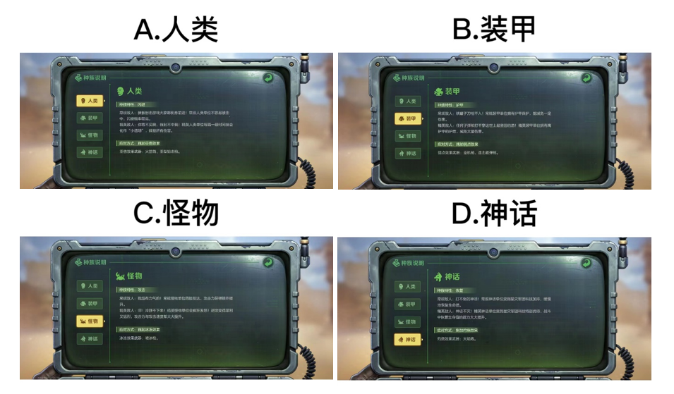 【已开奖】你觉得哪个种族的敌军最难打？