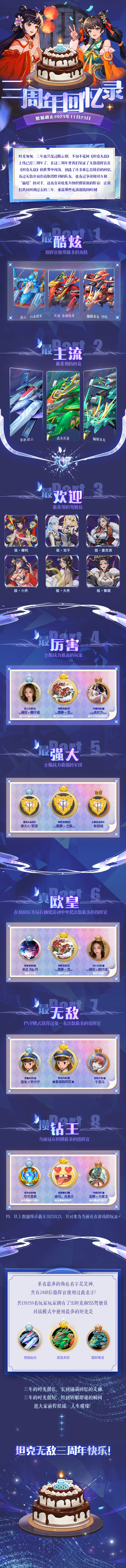 【三周年活动】坦克无敌三周年丨社区活动赢大礼